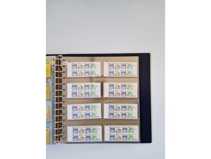 1960/2000, umfangreiche Sammlung der postfrischen Markenheftchen von Bund/Berlin in 19 SAFE-Ringbindern, sehr spezialisiert u