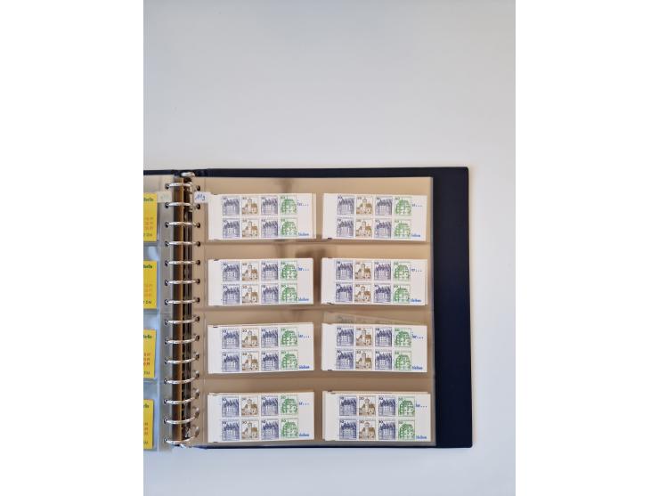 1960/2000, umfangreiche Sammlung der postfrischen Markenheftchen von Bund/Berlin in 19 SAFE-Ringbindern, sehr spezialisiert u