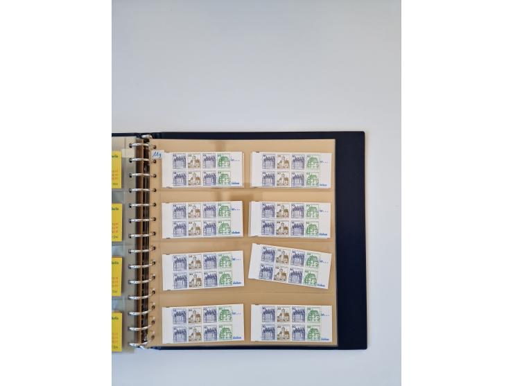 1960/2000, umfangreiche Sammlung der postfrischen Markenheftchen von Bund/Berlin in 19 SAFE-Ringbindern, sehr spezialisiert u