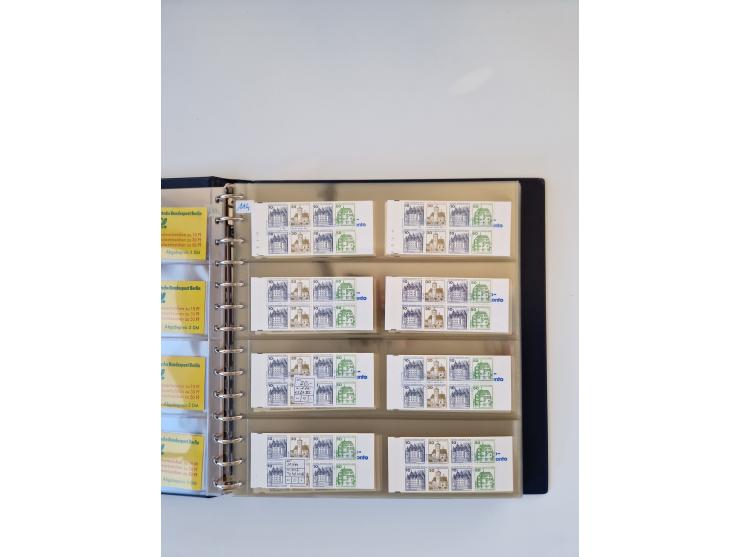 1960/2000, umfangreiche Sammlung der postfrischen Markenheftchen von Bund/Berlin in 19 SAFE-Ringbindern, sehr spezialisiert u