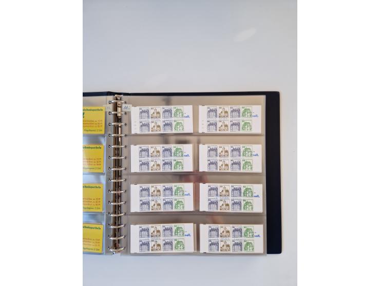 1960/2000, umfangreiche Sammlung der postfrischen Markenheftchen von Bund/Berlin in 19 SAFE-Ringbindern, sehr spezialisiert u