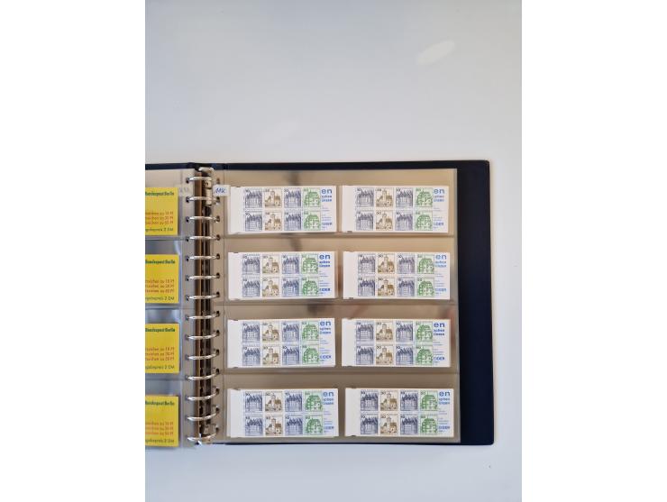 1960/2000, umfangreiche Sammlung der postfrischen Markenheftchen von Bund/Berlin in 19 SAFE-Ringbindern, sehr spezialisiert u