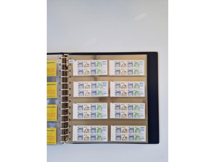 1960/2000, umfangreiche Sammlung der postfrischen Markenheftchen von Bund/Berlin in 19 SAFE-Ringbindern, sehr spezialisiert u