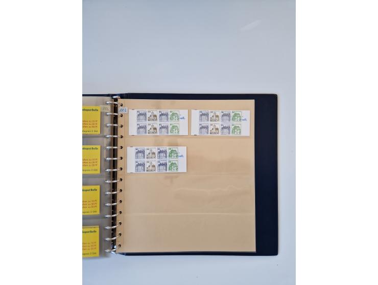 1960/2000, umfangreiche Sammlung der postfrischen Markenheftchen von Bund/Berlin in 19 SAFE-Ringbindern, sehr spezialisiert u
