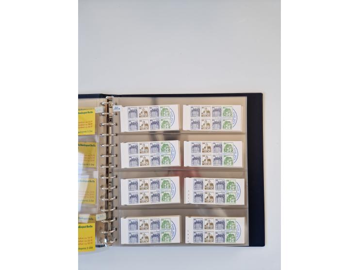 1960/2000, umfangreiche Sammlung der postfrischen Markenheftchen von Bund/Berlin in 19 SAFE-Ringbindern, sehr spezialisiert u