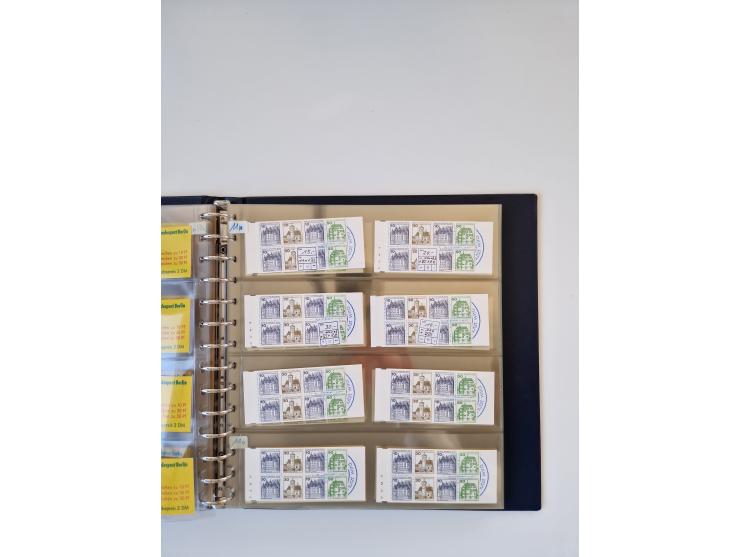 1960/2000, umfangreiche Sammlung der postfrischen Markenheftchen von Bund/Berlin in 19 SAFE-Ringbindern, sehr spezialisiert u