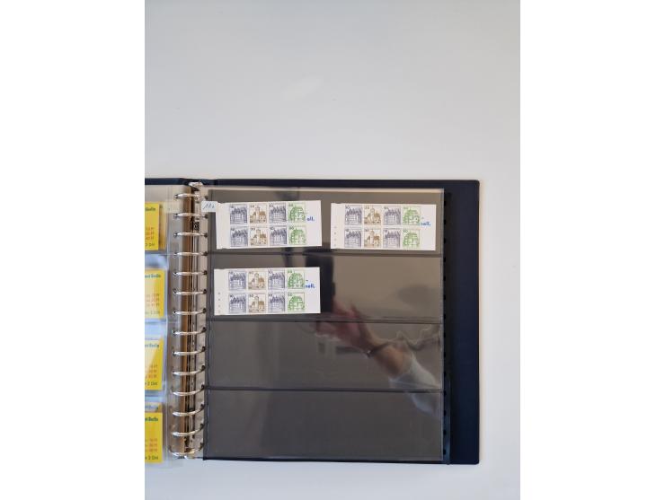 1960/2000, umfangreiche Sammlung der postfrischen Markenheftchen von Bund/Berlin in 19 SAFE-Ringbindern, sehr spezialisiert u