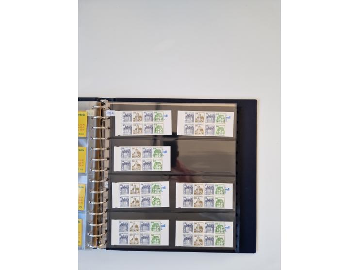 1960/2000, umfangreiche Sammlung der postfrischen Markenheftchen von Bund/Berlin in 19 SAFE-Ringbindern, sehr spezialisiert u