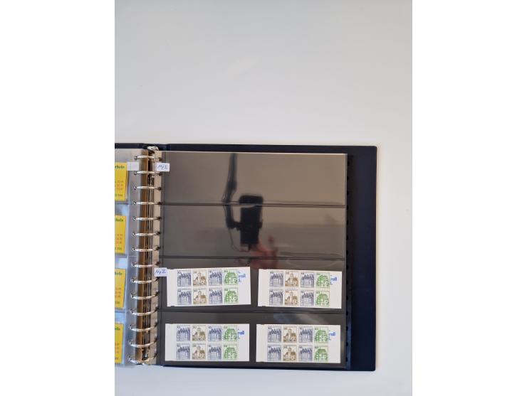 1960/2000, umfangreiche Sammlung der postfrischen Markenheftchen von Bund/Berlin in 19 SAFE-Ringbindern, sehr spezialisiert u