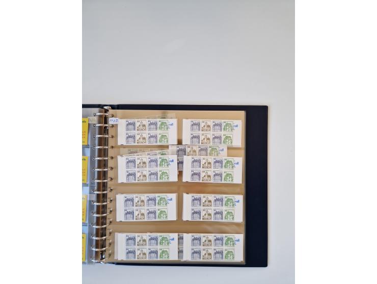 1960/2000, umfangreiche Sammlung der postfrischen Markenheftchen von Bund/Berlin in 19 SAFE-Ringbindern, sehr spezialisiert u