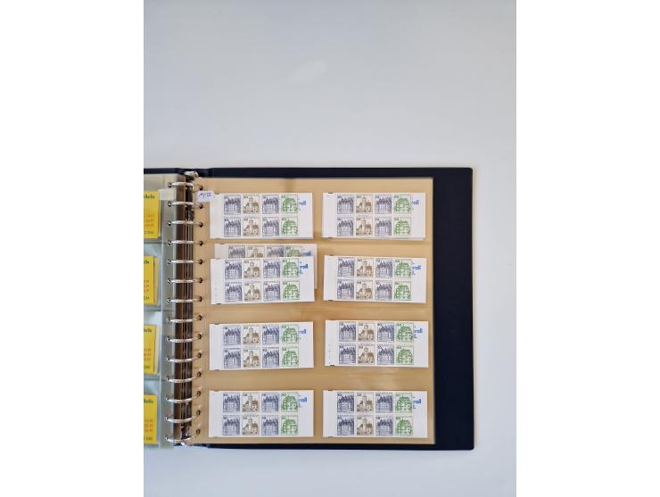 1960/2000, umfangreiche Sammlung der postfrischen Markenheftchen von Bund/Berlin in 19 SAFE-Ringbindern, sehr spezialisiert u