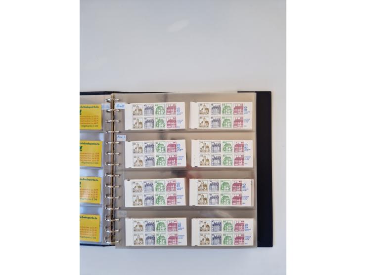1960/2000, umfangreiche Sammlung der postfrischen Markenheftchen von Bund/Berlin in 19 SAFE-Ringbindern, sehr spezialisiert u