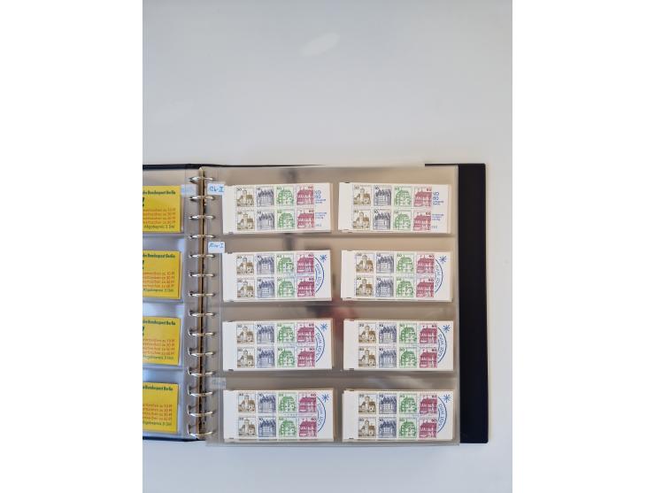 1960/2000, umfangreiche Sammlung der postfrischen Markenheftchen von Bund/Berlin in 19 SAFE-Ringbindern, sehr spezialisiert u