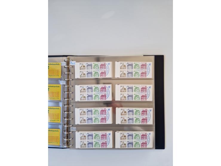 1960/2000, umfangreiche Sammlung der postfrischen Markenheftchen von Bund/Berlin in 19 SAFE-Ringbindern, sehr spezialisiert u