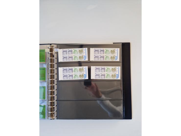 1960/2000, umfangreiche Sammlung der postfrischen Markenheftchen von Bund/Berlin in 19 SAFE-Ringbindern, sehr spezialisiert u