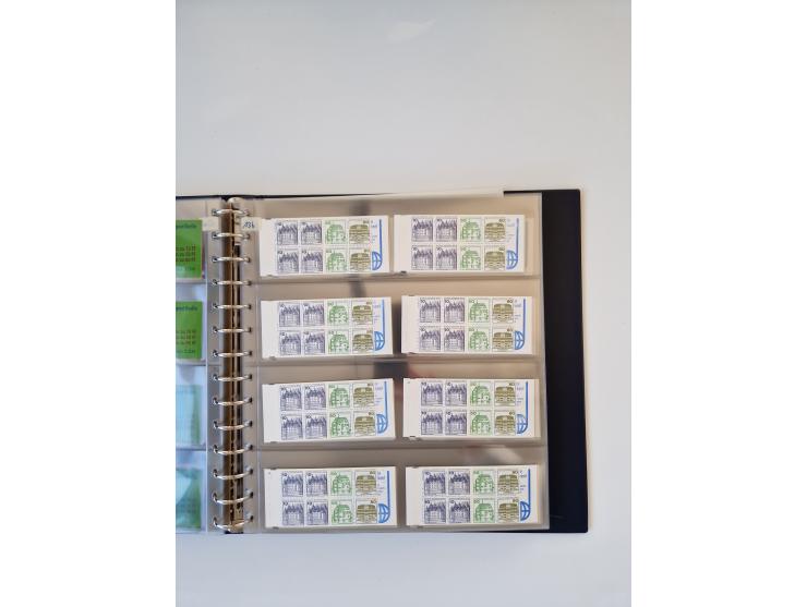 1960/2000, umfangreiche Sammlung der postfrischen Markenheftchen von Bund/Berlin in 19 SAFE-Ringbindern, sehr spezialisiert u