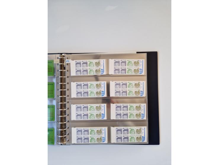 1960/2000, umfangreiche Sammlung der postfrischen Markenheftchen von Bund/Berlin in 19 SAFE-Ringbindern, sehr spezialisiert u