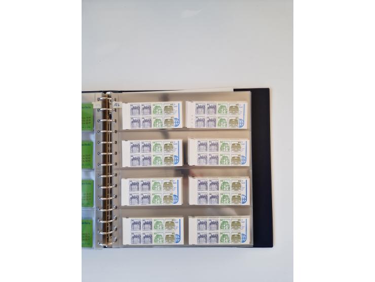 1960/2000, umfangreiche Sammlung der postfrischen Markenheftchen von Bund/Berlin in 19 SAFE-Ringbindern, sehr spezialisiert u
