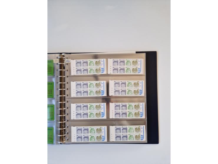 1960/2000, umfangreiche Sammlung der postfrischen Markenheftchen von Bund/Berlin in 19 SAFE-Ringbindern, sehr spezialisiert u