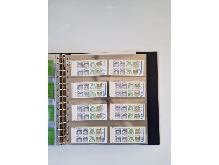 1960/2000, umfangreiche Sammlung der postfrischen Markenheftchen von Bund/Berlin in 19 SAFE-Ringbindern, sehr spezialisiert u