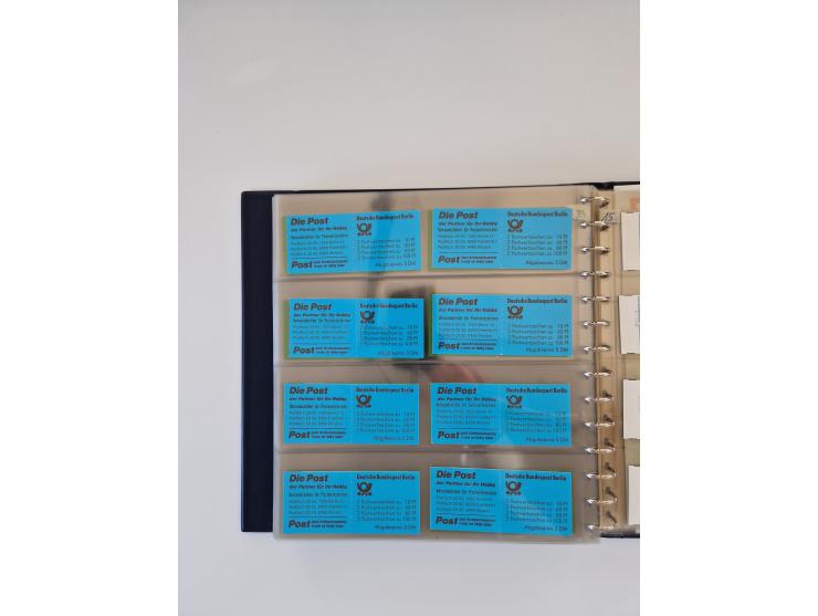 1960/2000, umfangreiche Sammlung der postfrischen Markenheftchen von Bund/Berlin in 19 SAFE-Ringbindern, sehr spezialisiert u