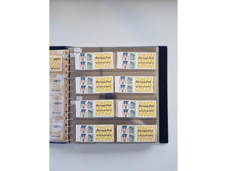 1960/2000, umfangreiche Sammlung der postfrischen Markenheftchen von Bund/Berlin in 19 SAFE-Ringbindern, sehr spezialisiert u