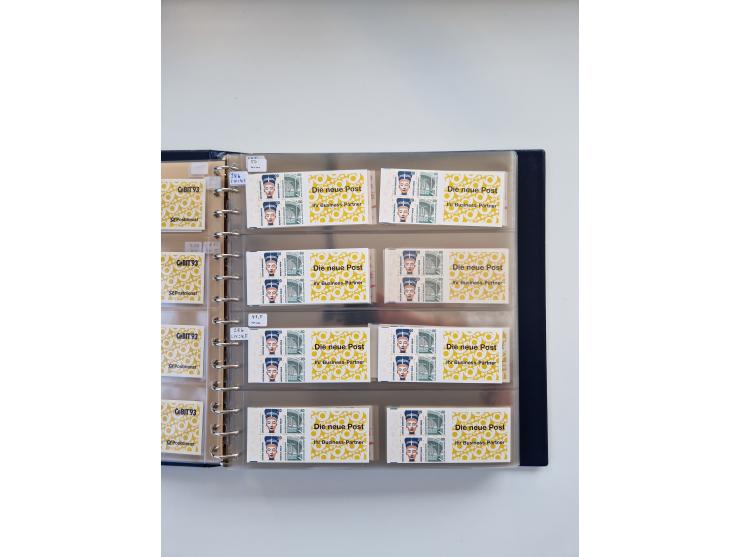 1960/2000, umfangreiche Sammlung der postfrischen Markenheftchen von Bund/Berlin in 19 SAFE-Ringbindern, sehr spezialisiert u
