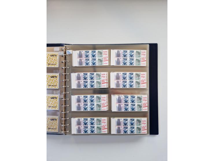 1960/2000, umfangreiche Sammlung der postfrischen Markenheftchen von Bund/Berlin in 19 SAFE-Ringbindern, sehr spezialisiert u