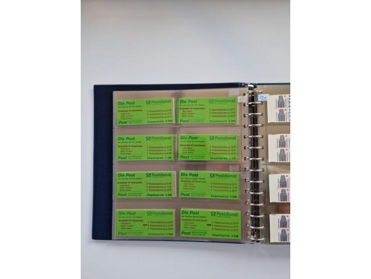 1960/2000, umfangreiche Sammlung der postfrischen Markenheftchen von Bund/Berlin in 19 SAFE-Ringbindern, sehr spezialisiert u