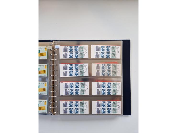 1960/2000, umfangreiche Sammlung der postfrischen Markenheftchen von Bund/Berlin in 19 SAFE-Ringbindern, sehr spezialisiert u