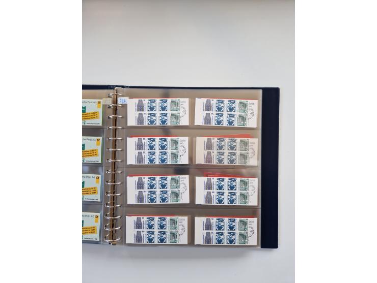 1960/2000, umfangreiche Sammlung der postfrischen Markenheftchen von Bund/Berlin in 19 SAFE-Ringbindern, sehr spezialisiert u