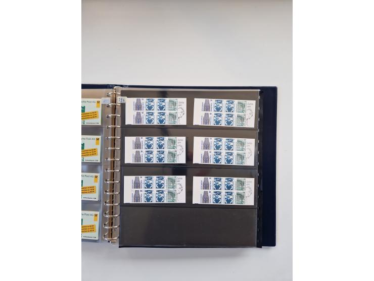 1960/2000, umfangreiche Sammlung der postfrischen Markenheftchen von Bund/Berlin in 19 SAFE-Ringbindern, sehr spezialisiert u