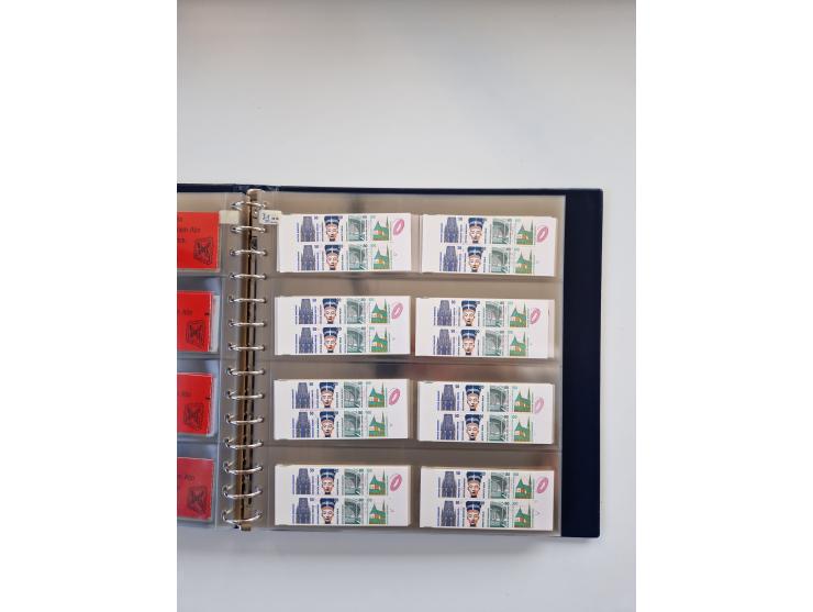 1960/2000, umfangreiche Sammlung der postfrischen Markenheftchen von Bund/Berlin in 19 SAFE-Ringbindern, sehr spezialisiert u