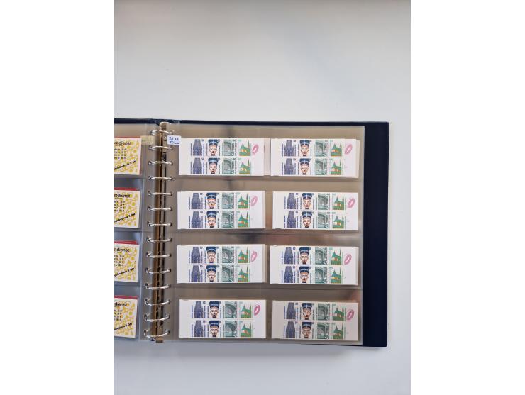 1960/2000, umfangreiche Sammlung der postfrischen Markenheftchen von Bund/Berlin in 19 SAFE-Ringbindern, sehr spezialisiert u