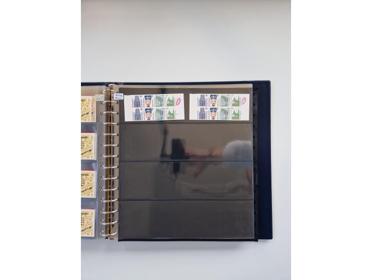 1960/2000, umfangreiche Sammlung der postfrischen Markenheftchen von Bund/Berlin in 19 SAFE-Ringbindern, sehr spezialisiert u