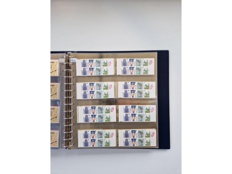 1960/2000, umfangreiche Sammlung der postfrischen Markenheftchen von Bund/Berlin in 19 SAFE-Ringbindern, sehr spezialisiert u
