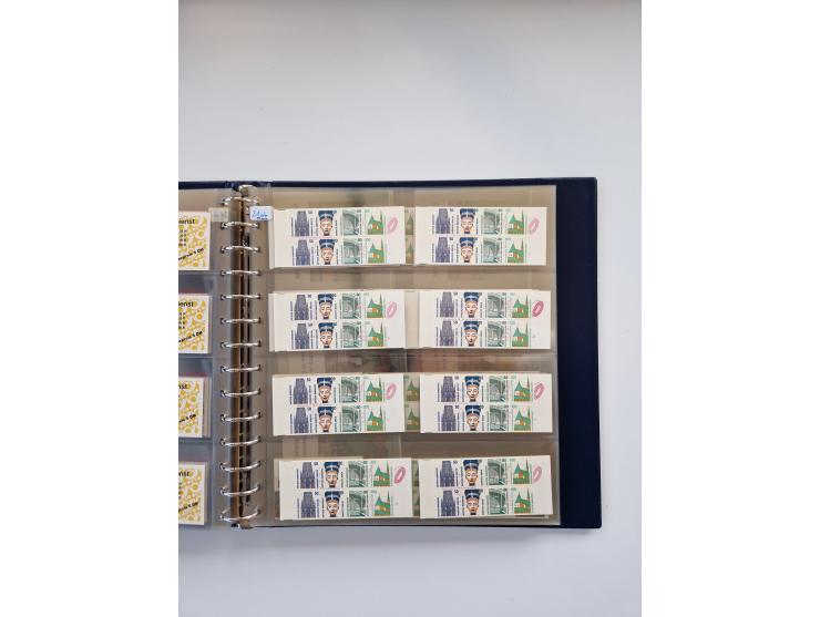 1960/2000, umfangreiche Sammlung der postfrischen Markenheftchen von Bund/Berlin in 19 SAFE-Ringbindern, sehr spezialisiert u