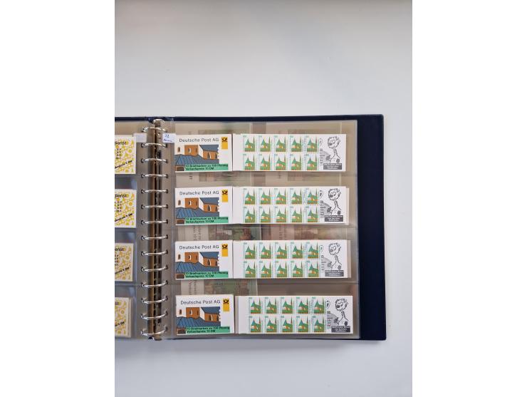 1960/2000, umfangreiche Sammlung der postfrischen Markenheftchen von Bund/Berlin in 19 SAFE-Ringbindern, sehr spezialisiert u