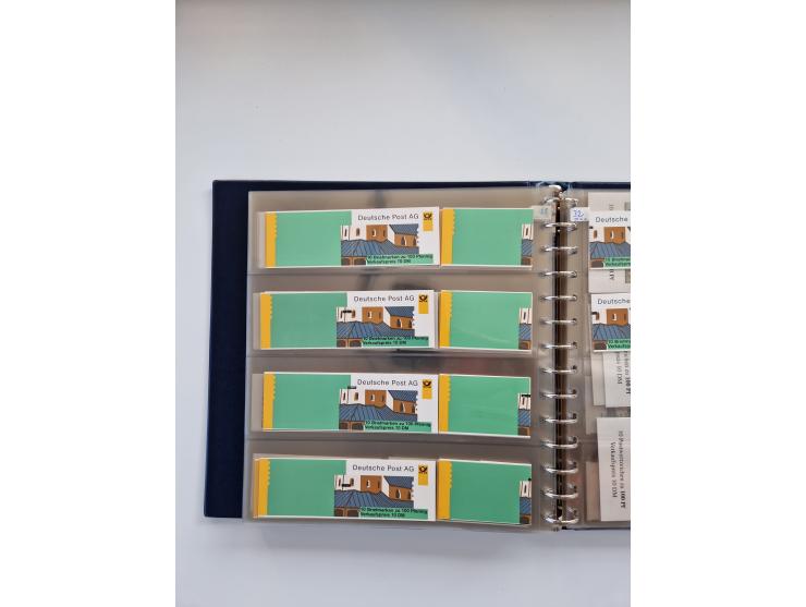 1960/2000, umfangreiche Sammlung der postfrischen Markenheftchen von Bund/Berlin in 19 SAFE-Ringbindern, sehr spezialisiert u