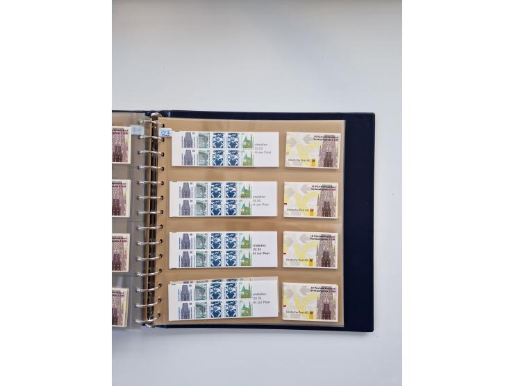 1960/2000, umfangreiche Sammlung der postfrischen Markenheftchen von Bund/Berlin in 19 SAFE-Ringbindern, sehr spezialisiert u