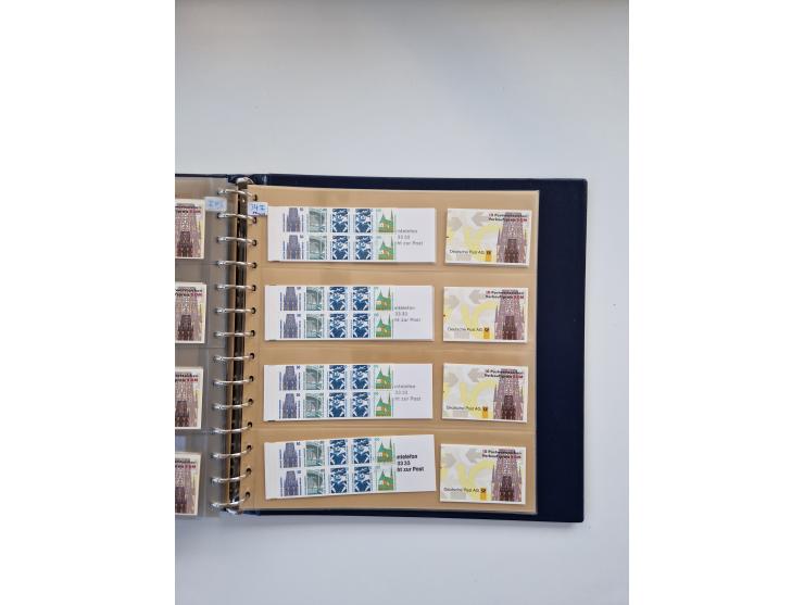 1960/2000, umfangreiche Sammlung der postfrischen Markenheftchen von Bund/Berlin in 19 SAFE-Ringbindern, sehr spezialisiert u