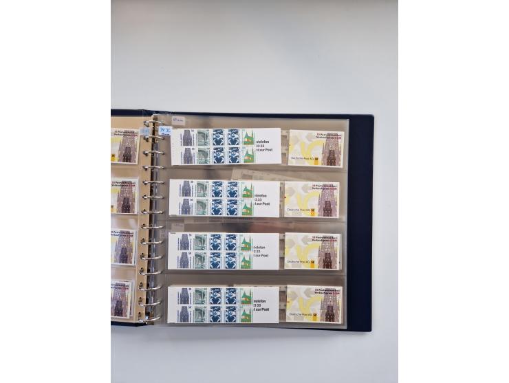1960/2000, umfangreiche Sammlung der postfrischen Markenheftchen von Bund/Berlin in 19 SAFE-Ringbindern, sehr spezialisiert u