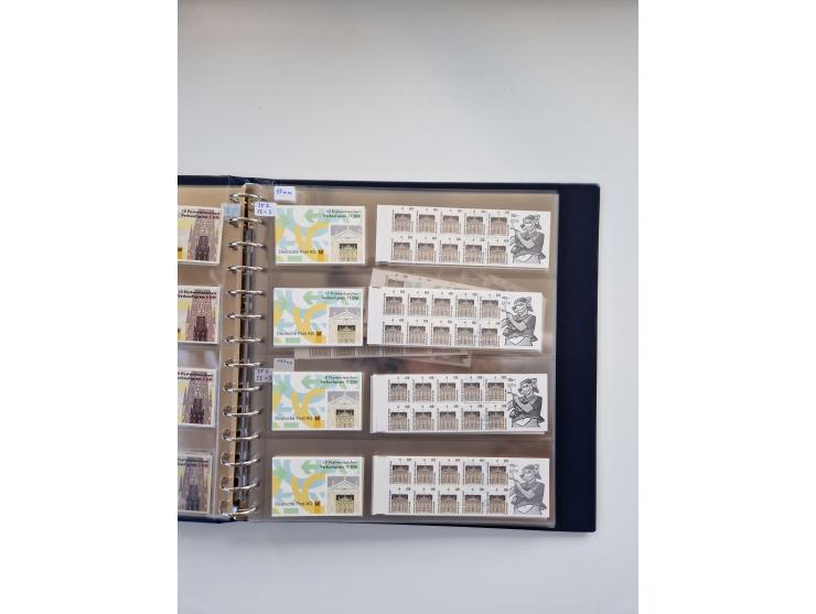 1960/2000, umfangreiche Sammlung der postfrischen Markenheftchen von Bund/Berlin in 19 SAFE-Ringbindern, sehr spezialisiert u