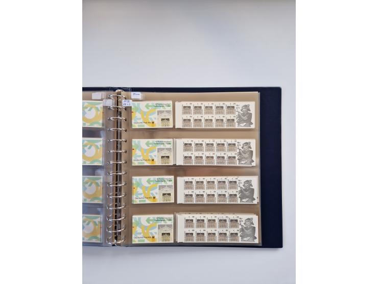 1960/2000, umfangreiche Sammlung der postfrischen Markenheftchen von Bund/Berlin in 19 SAFE-Ringbindern, sehr spezialisiert u