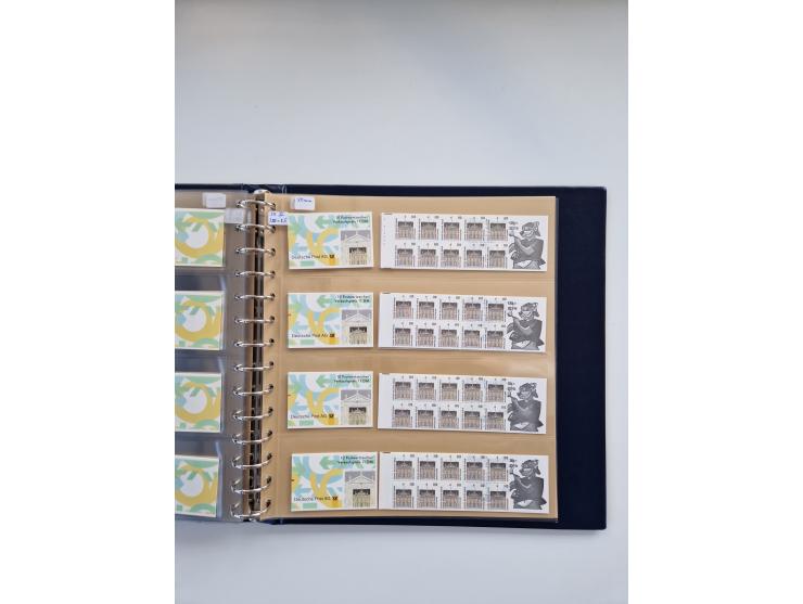 1960/2000, umfangreiche Sammlung der postfrischen Markenheftchen von Bund/Berlin in 19 SAFE-Ringbindern, sehr spezialisiert u