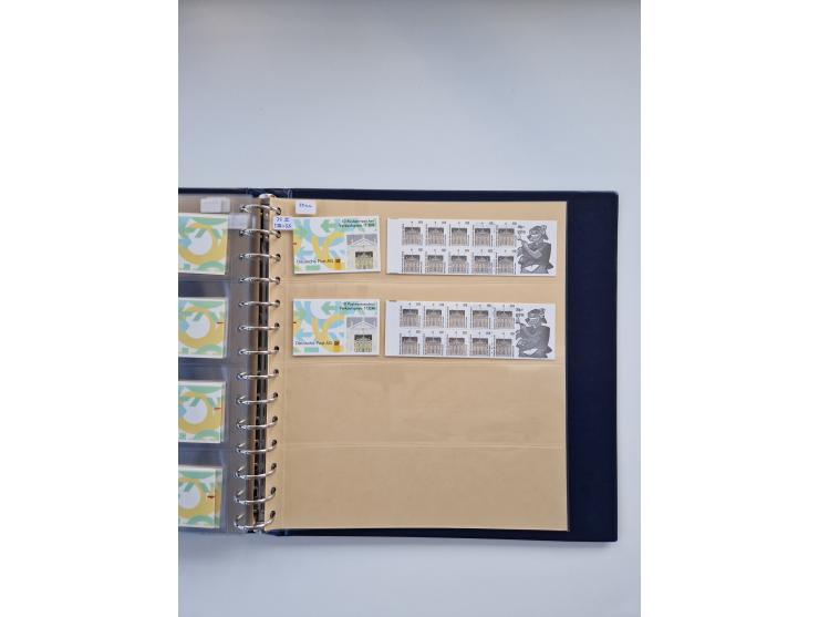 1960/2000, umfangreiche Sammlung der postfrischen Markenheftchen von Bund/Berlin in 19 SAFE-Ringbindern, sehr spezialisiert u