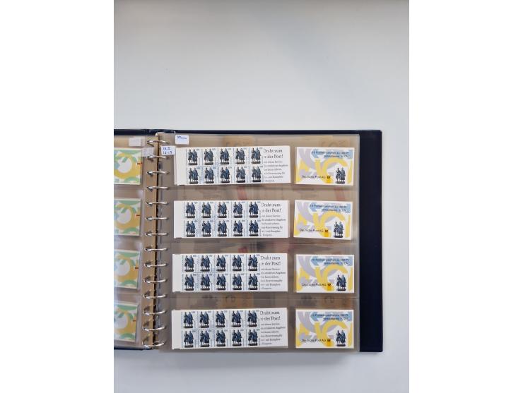 1960/2000, umfangreiche Sammlung der postfrischen Markenheftchen von Bund/Berlin in 19 SAFE-Ringbindern, sehr spezialisiert u