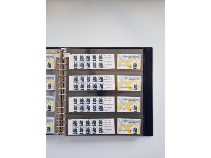 1960/2000, umfangreiche Sammlung der postfrischen Markenheftchen von Bund/Berlin in 19 SAFE-Ringbindern, sehr spezialisiert u
