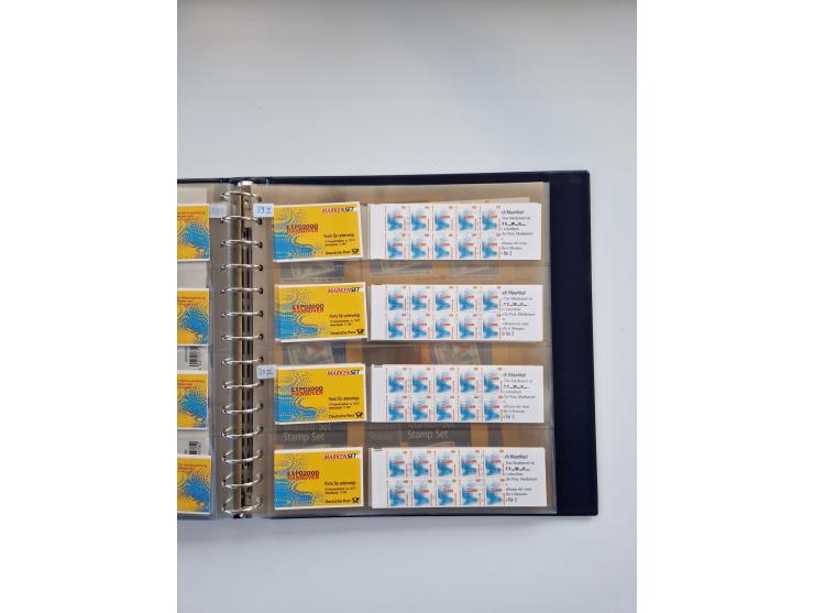 1960/2000, umfangreiche Sammlung der postfrischen Markenheftchen von Bund/Berlin in 19 SAFE-Ringbindern, sehr spezialisiert u