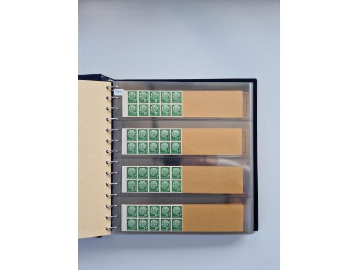 1960/2000, umfangreiche Sammlung der postfrischen Markenheftchen von Bund/Berlin in 19 SAFE-Ringbindern, sehr spezialisiert u